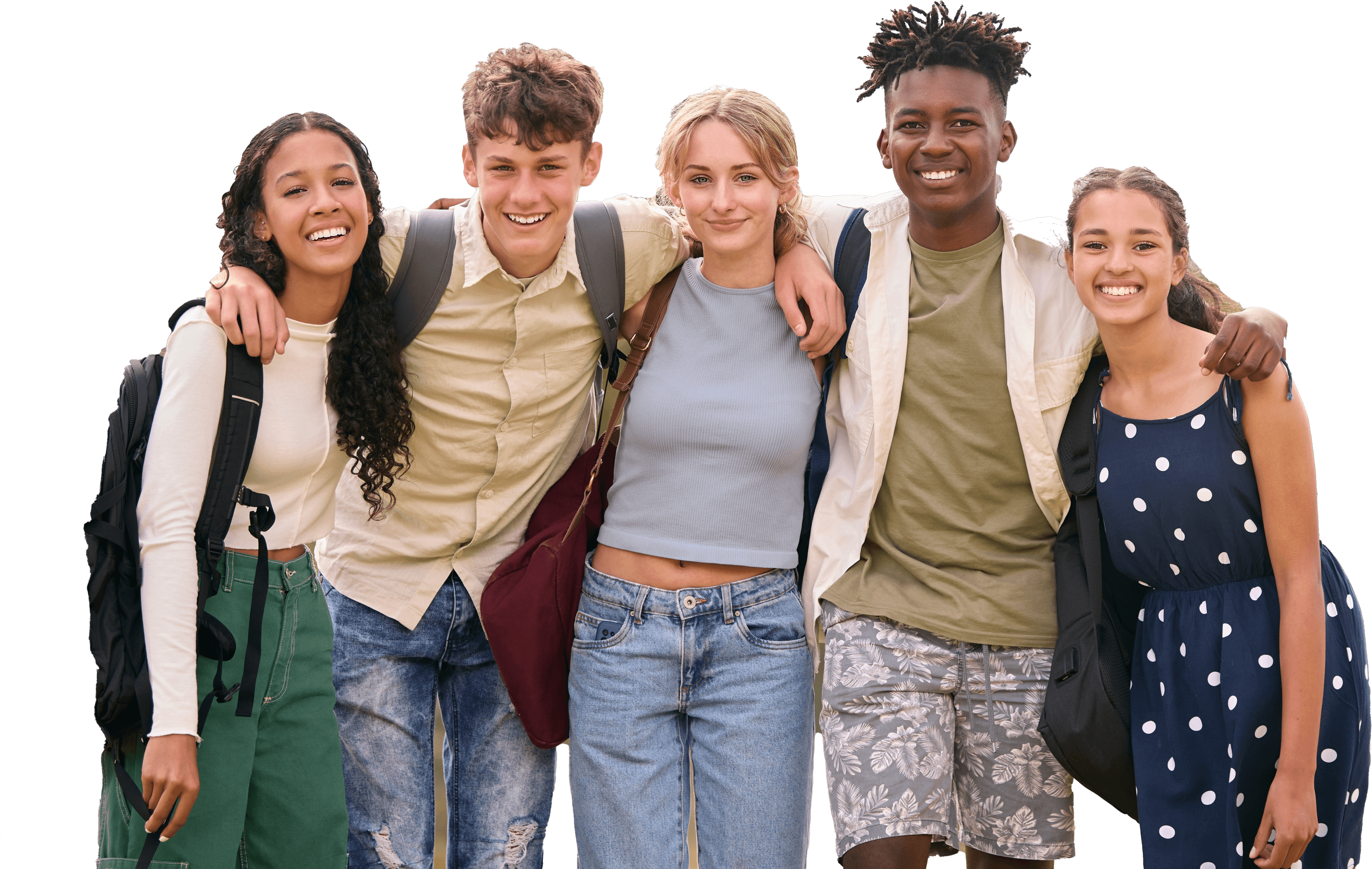 Students Posing